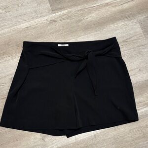 Bar III Black Tie-Front Women's Shorts